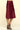 Satin Midi Skirt Wine
