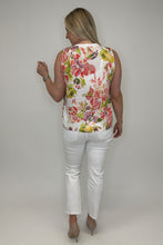 Load image into Gallery viewer, Ivory Mixed Print Top FINAL SALE
