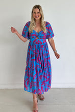 Load image into Gallery viewer, Blue Fuchsia Midi FINAL SALE
