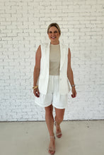 Load image into Gallery viewer, White Pleated Shorts FINAL SALE
