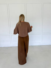 Load image into Gallery viewer, Brown Cable Knit Sweater
