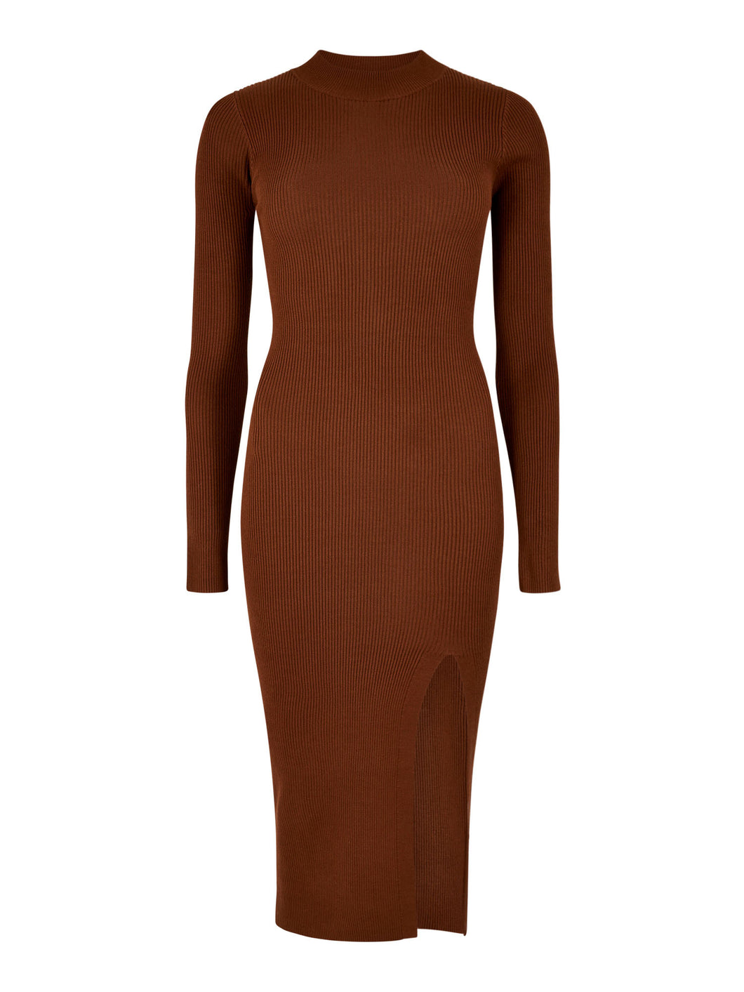 Ribbed Rust Midi FINAL SALE