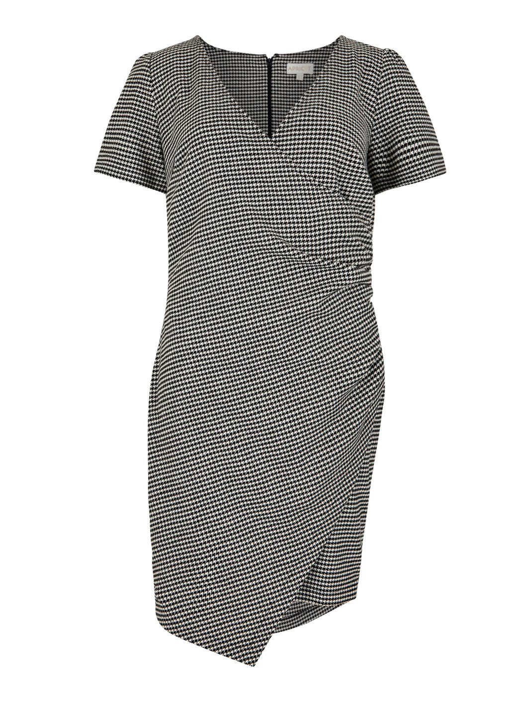 Apricot Dogtooth Dress