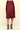 Satin Midi Skirt Wine