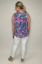 Load image into Gallery viewer, Sleeveless Paisley Printed Top FINAL SALE
