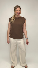 Load image into Gallery viewer, Brown Boat Neck Top- FINAL SALE
