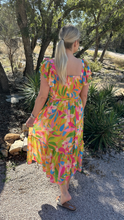 Load image into Gallery viewer, Yellow Spring Print Midi
