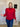 Deep Red Blouse FINAL SALE -M