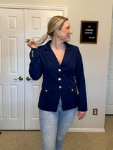 Load image into Gallery viewer, Nautical Navy Blazer
