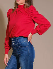 Load image into Gallery viewer, Deep Red Blouse
