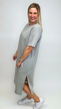 Load image into Gallery viewer, Scuba Midi Dress H. Grey FINAL SALE
