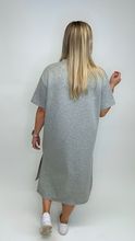 Load image into Gallery viewer, Scuba Midi Dress H. Grey FINAL SALE
