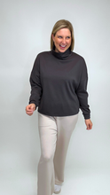 Load image into Gallery viewer, Scuba Cowl Neck Long Sleeve Top FINAL SALE
