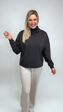 Load image into Gallery viewer, Scuba Cowl Neck Long Sleeve Top FINAL SALE
