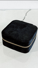 Load image into Gallery viewer, Black Velvet Jewelry Box
