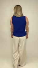 Load image into Gallery viewer, Basic Sleeveless Sweater Royal Blue- FINAL SALE
