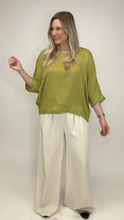 Load image into Gallery viewer, Flowy Avocado Top- FINAL SALE

