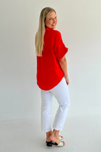 Load image into Gallery viewer, Tomato Red Blouse
