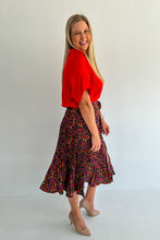 Load image into Gallery viewer, Black Magenta Skirt
