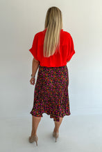 Load image into Gallery viewer, Black Magenta Skirt
