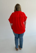 Load image into Gallery viewer, Tomato Red Blouse
