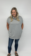 Load image into Gallery viewer, Heather Grey Jersey Tunic- FINAL SALE
